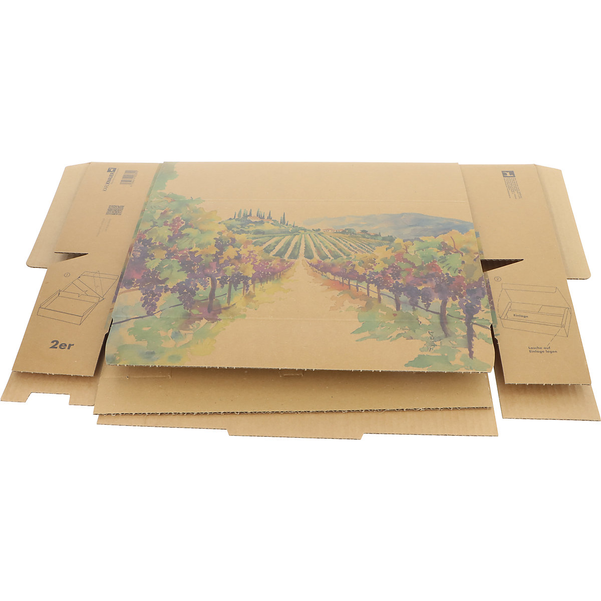 Flaschen-Geschenkkarton VINEA (Produktabbildung 2)-1