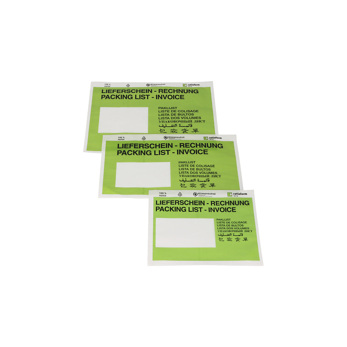Dokumententaschen aus Papier ratioform terra (Produktabbildung 2)-1