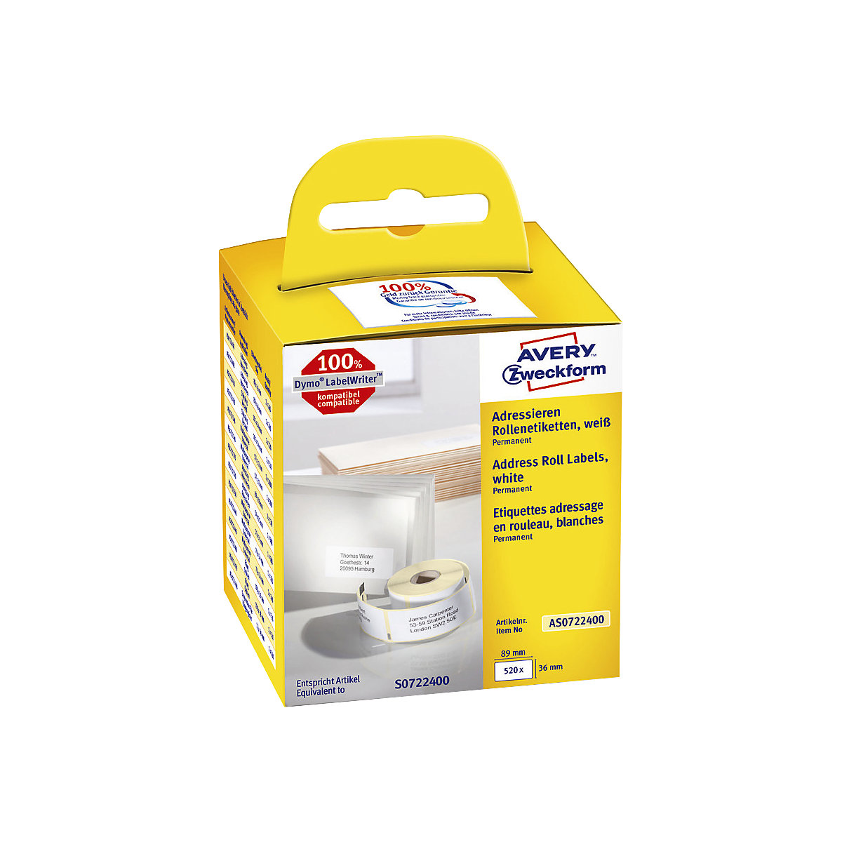 Adress- und Versand-Rollenetiketten