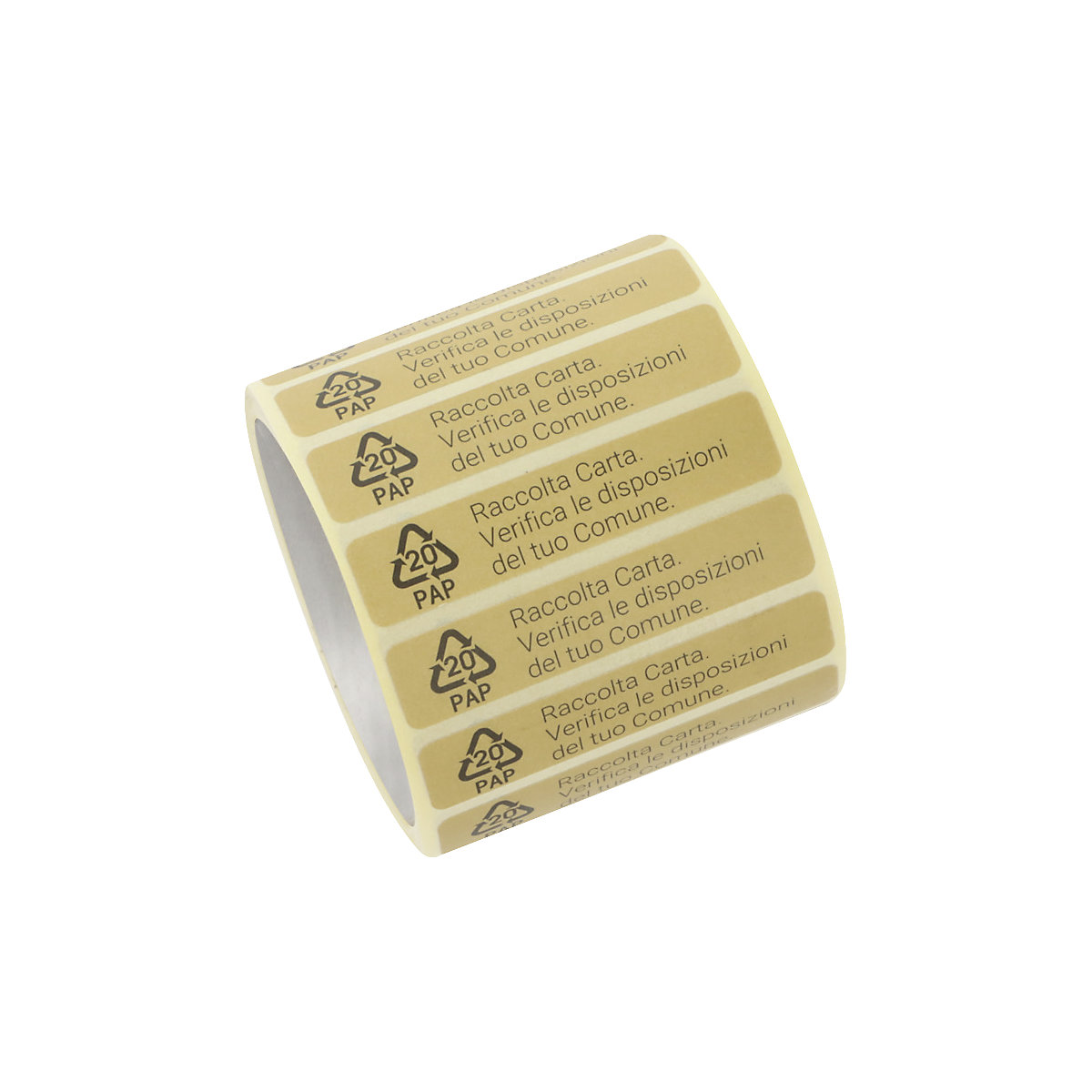 Ratioform Warning Labels Brown 45x10mm 3