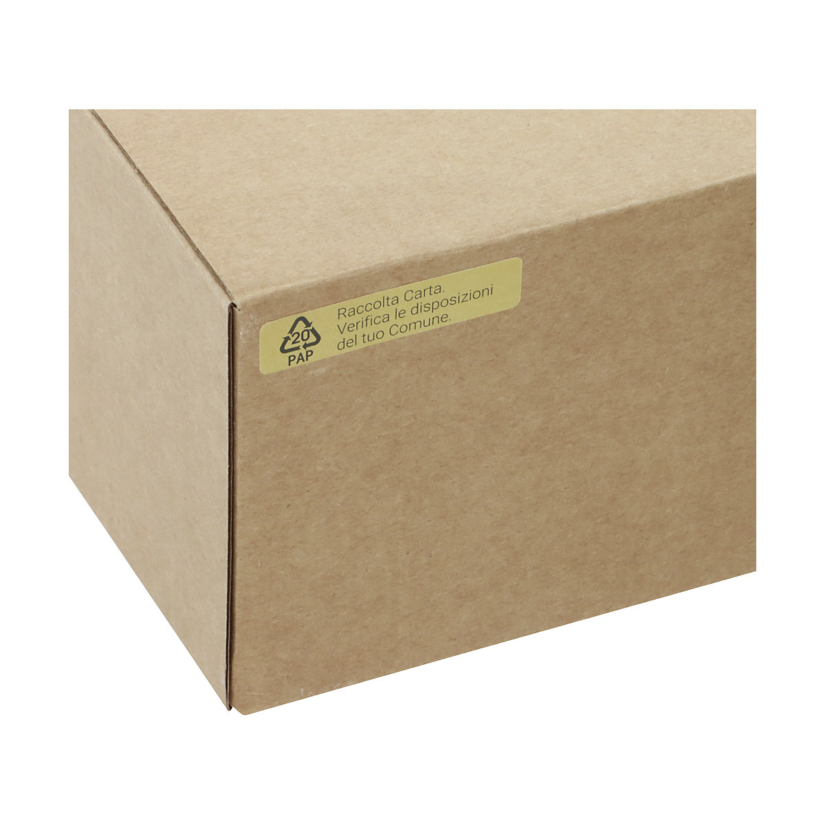 Ratioform Warning Labels Brown 45x10mm 5