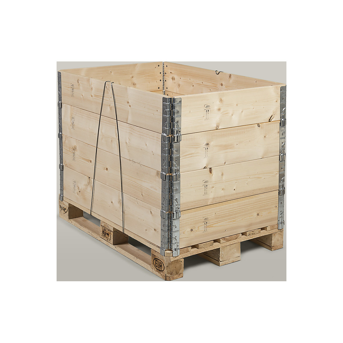 Kaiserkraft Wire Pallet Frame Lock Gray 5