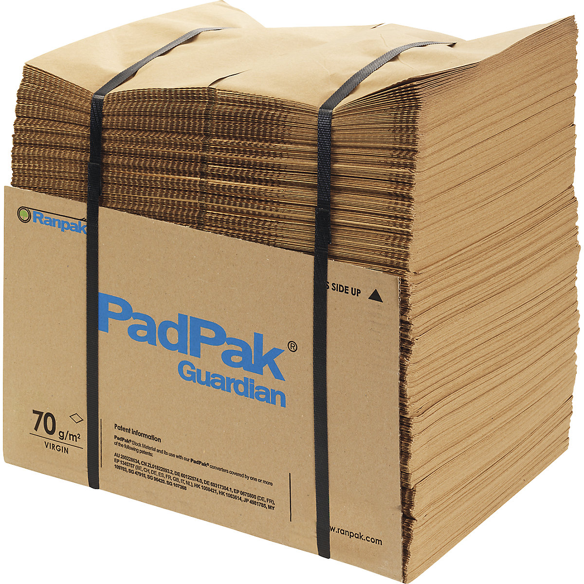 PadPak Guardian Papier, Breite 38 mm, 70 g/m², braun-1