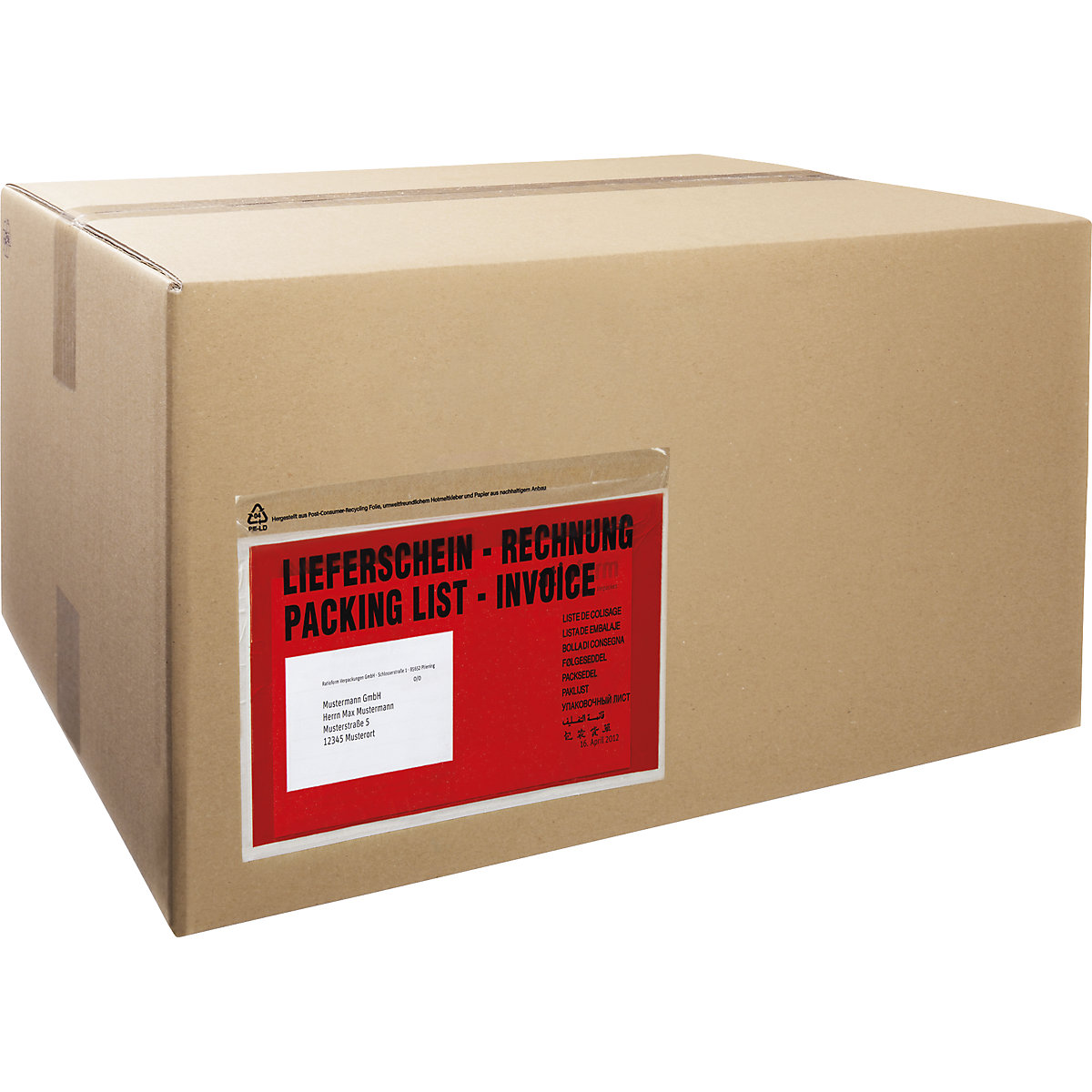 Gerecyclede insteekhoezen voor documenten – ratioform (Productafbeelding 2)-1