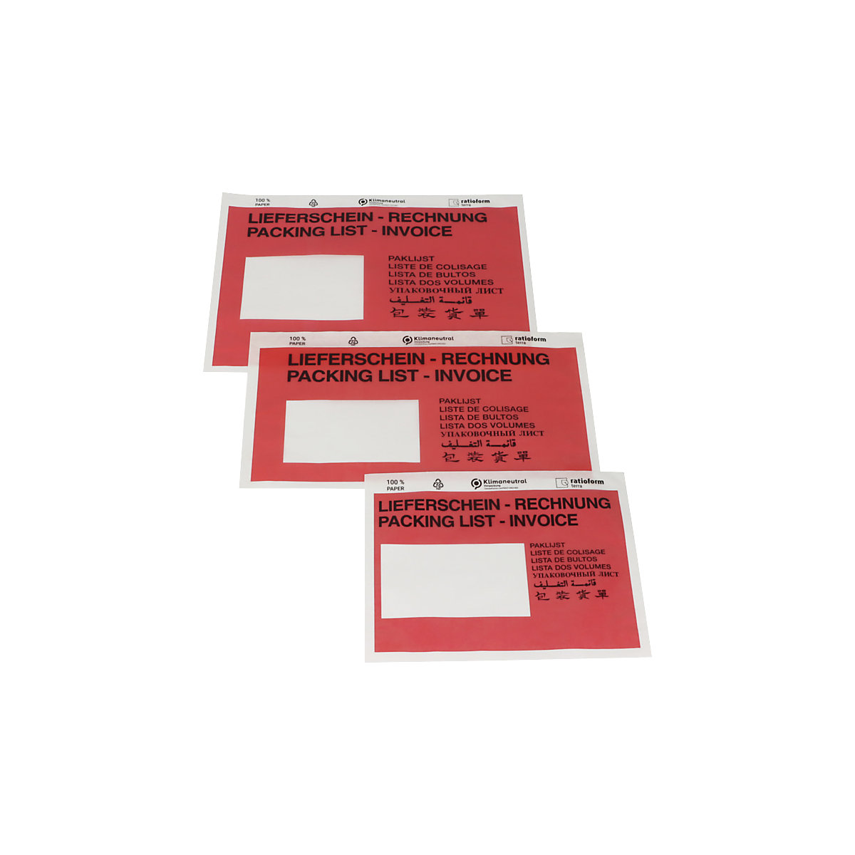 Insteekhoezen voor documenten van papier – ratioform terra (Productafbeelding 2)-1