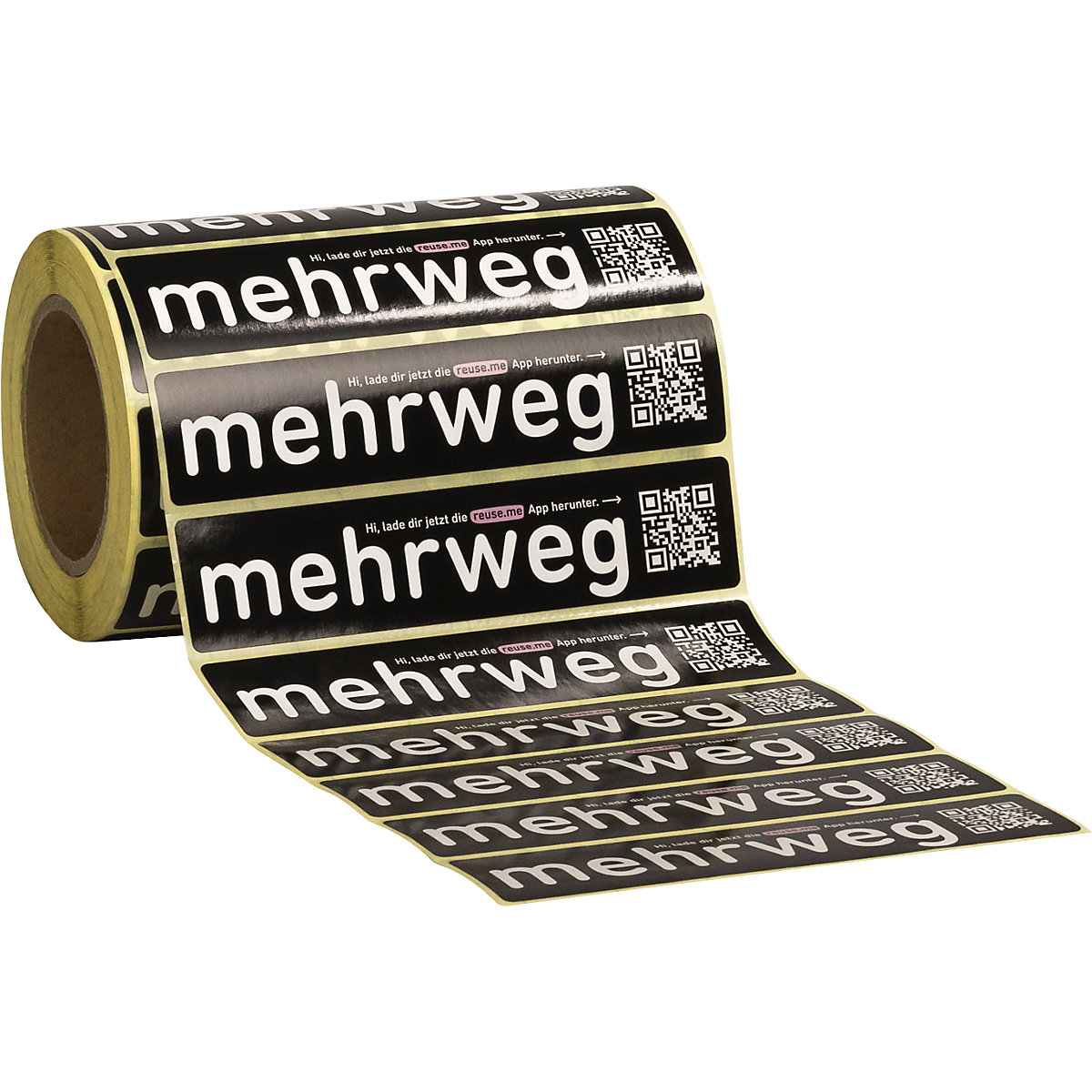 Mehrweg-Sticker