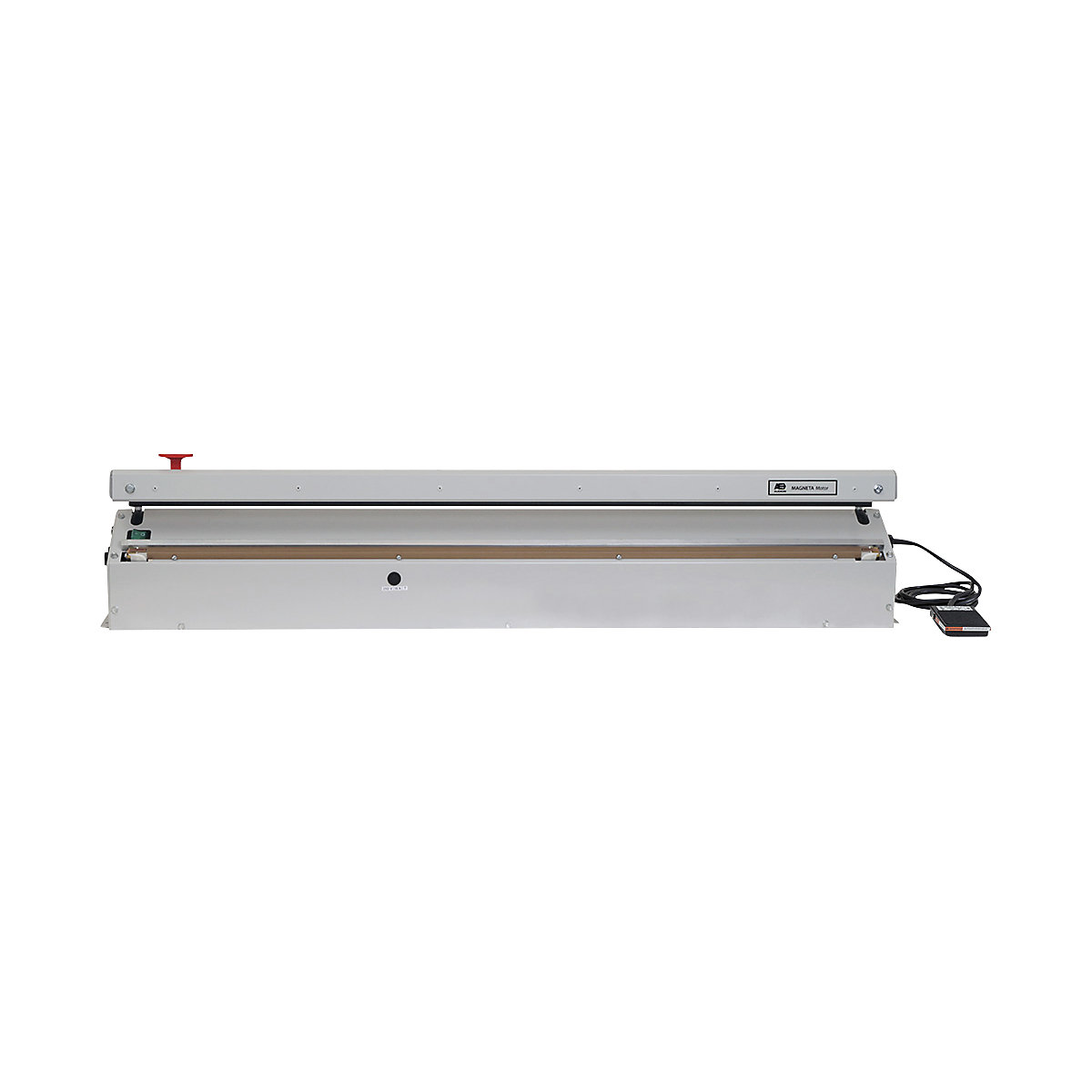 Folienschweiß-Tischgerät MAGNETA, Industrieausführung mit Fußpedal, Schweißnaht LxB 1020 x 5 mm-6