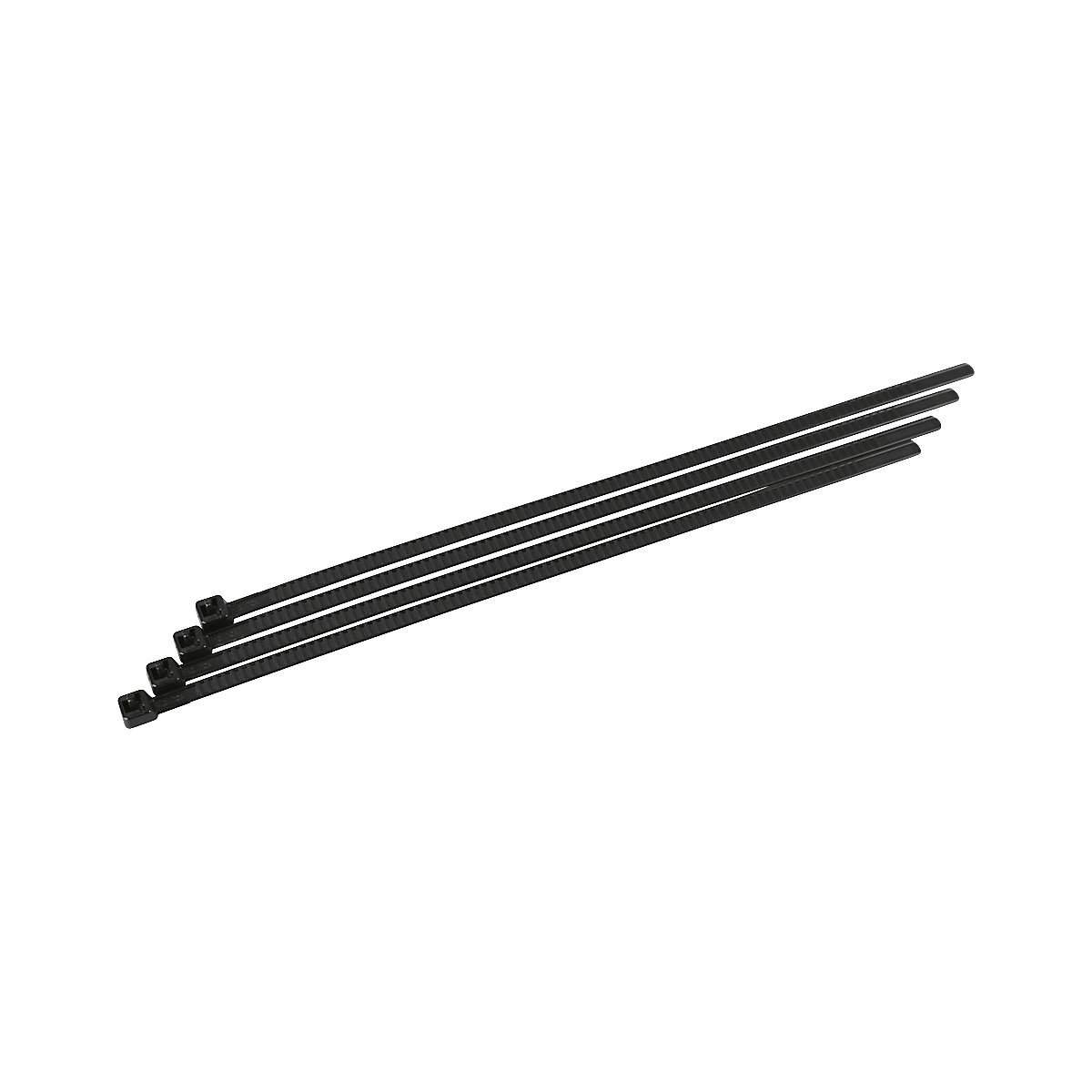 Kabelbinder, wiederverwendbar, VE 25 Stk, LxB 196 x 4,8 mm, schwarz, ab 4 VE