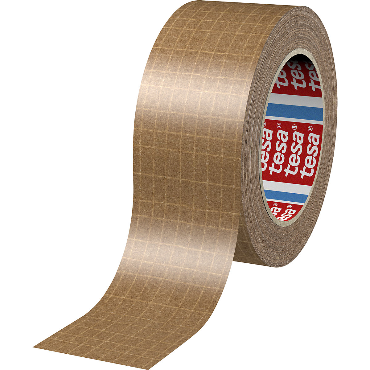 Papier-Packband tesa, tesa® 60013, glasfaserverstärkt, VE 36 Rollen, braun, Bandbreite 50 mm-1