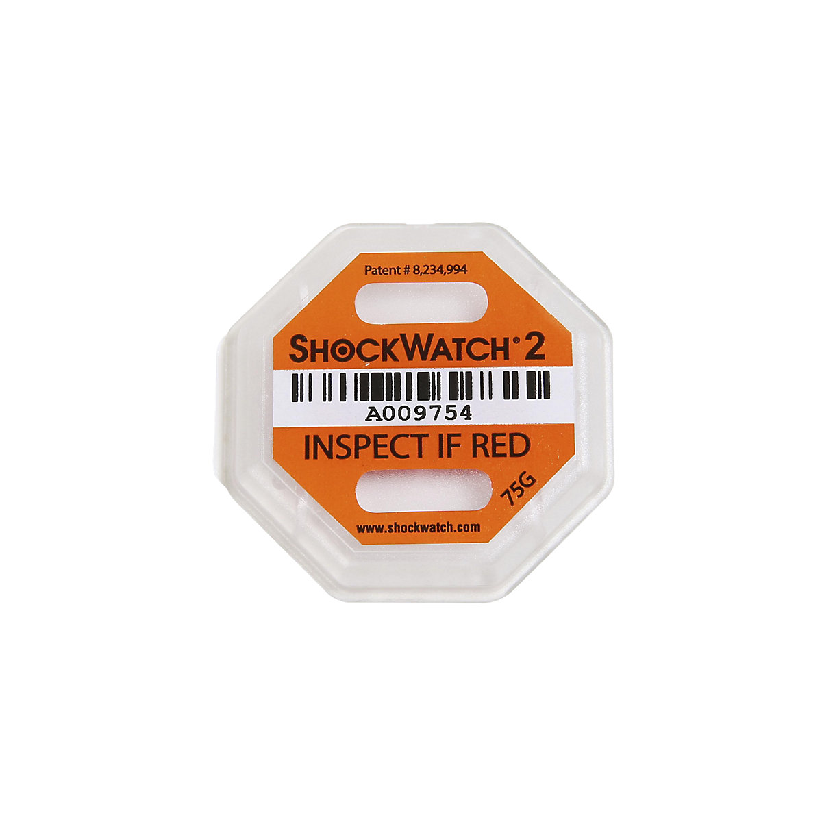 Stoßindikatoren, inkl. Label, VE 100 Stk, orange-8