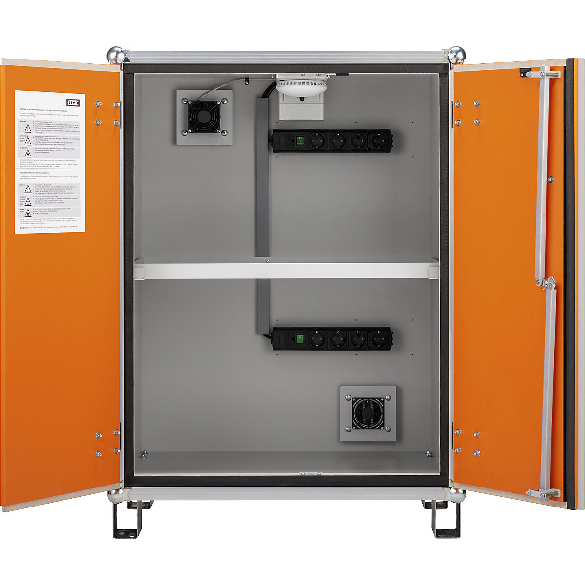 BASIC biztonsági akkumulátortöltő szekrény – CEMO (Termék képe 6)-5