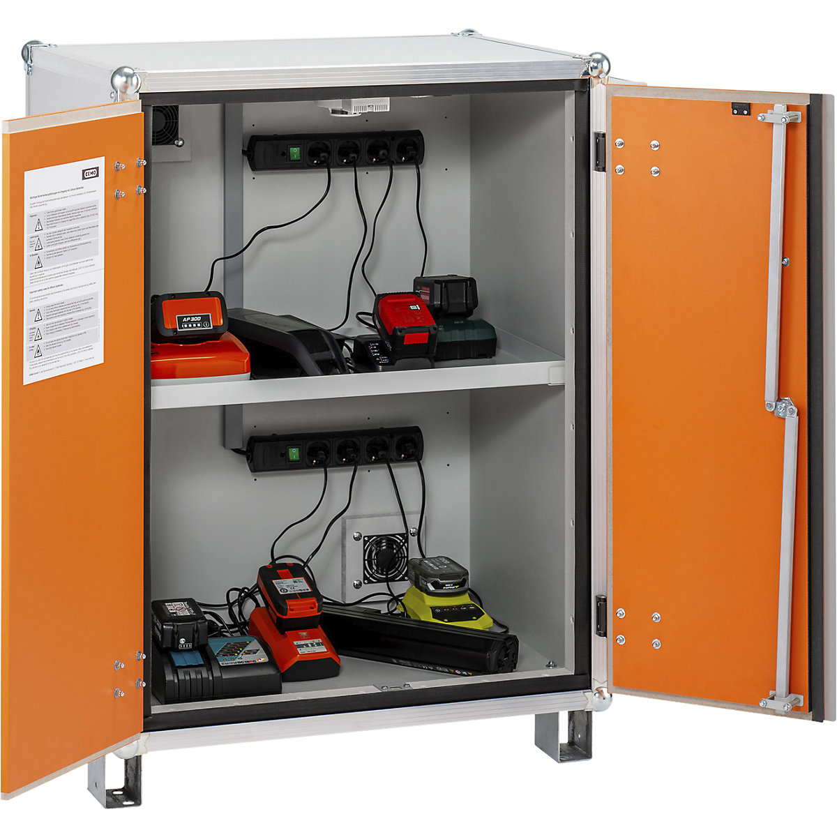 PREMIUM PLUS biztonsági akkumulátortöltő szekrény – CEMO (Termék képe 3)-2