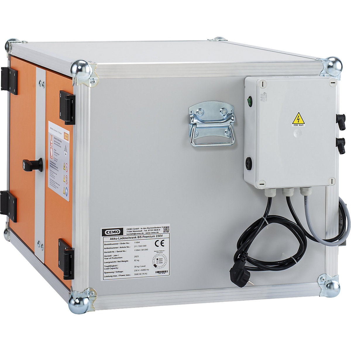 PREMIUM biztonsági akkumulátortöltő szekrény – CEMO (Termék képe 6)-5