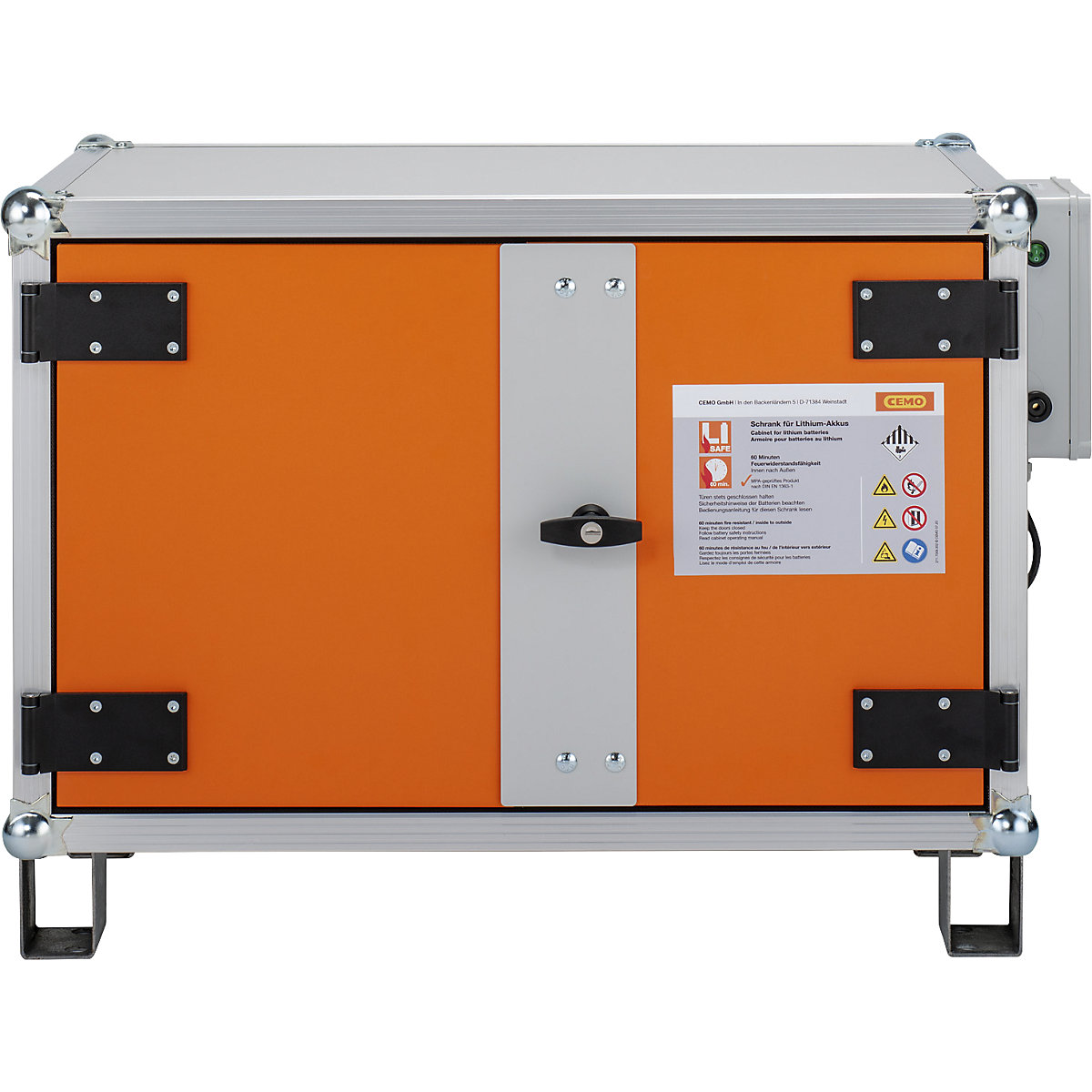 PREMIUM biztonsági akkumulátortöltő szekrény – CEMO (Termék képe 3)-2