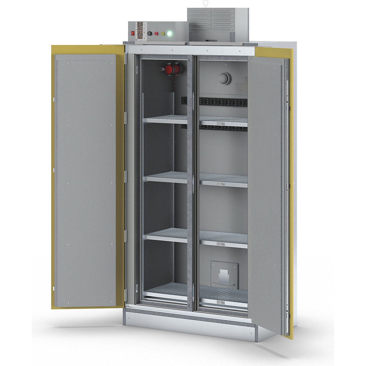 SiS Li-Ion 90 Safe Pro biztonsági akkumulátortöltő szekrény – LaCont (Termék képe 12)-11