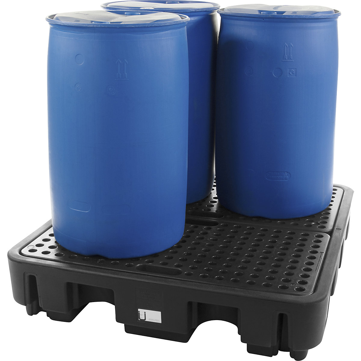 PE-felfogótálca 4 db 200 l-es hordóhoz (Termék képe 3)-2