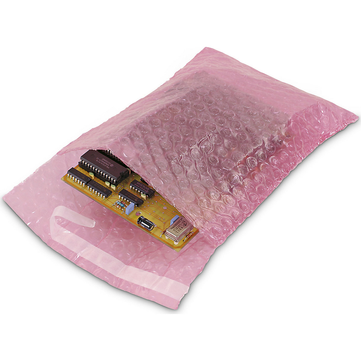 Vrećica sa zračnim jastučićima ESD – ratioform, vodljiva, antistatična izvedba, samoljepljiva, DxŠ 120 x 100 mm, paleta s pak. 10 kom.-2