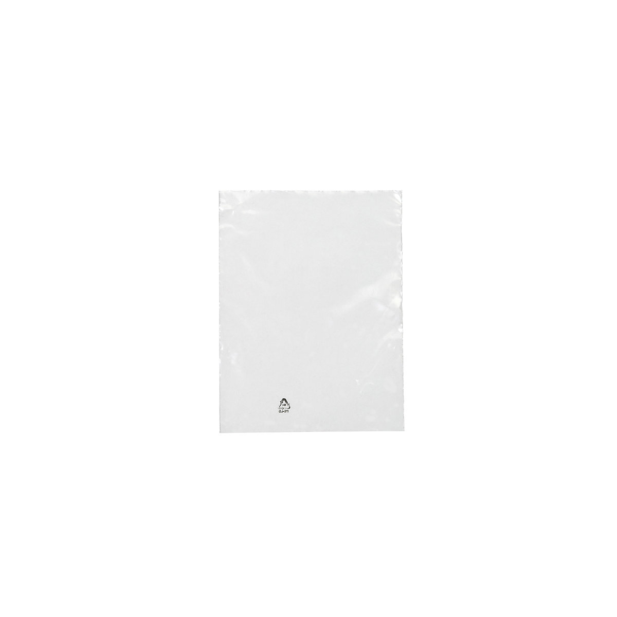 EUROKRAFTbasic – Ploché vrecko, hrúbka fólie 25 µm, OJ 1000 ks, š x d 120 x 180 mm