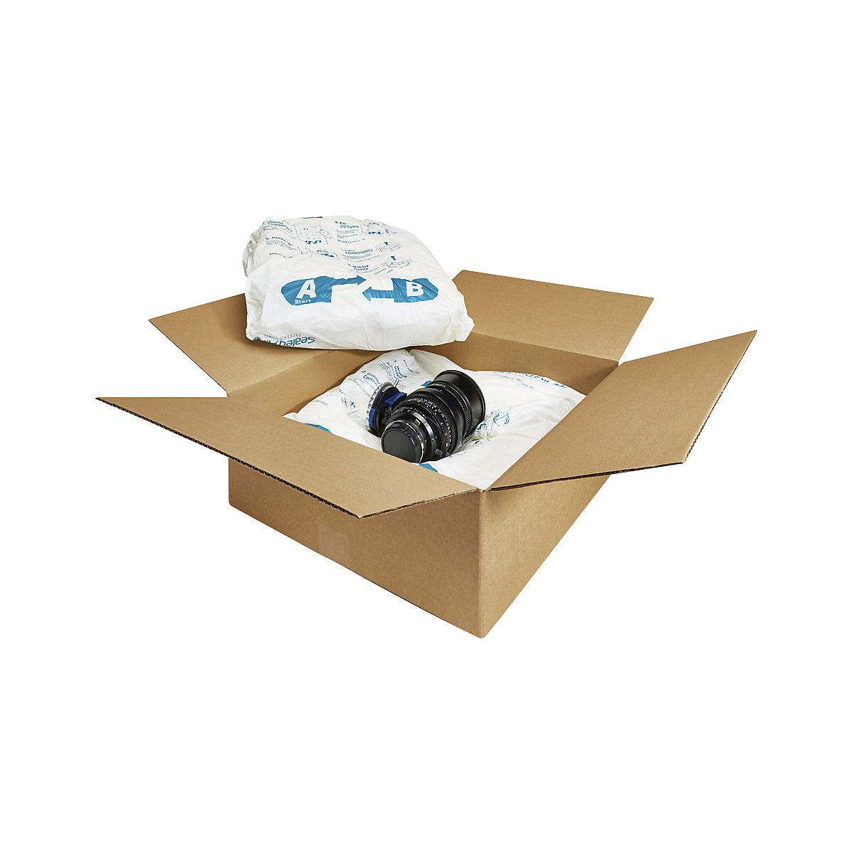 Verpakkingsschuim, voor licht gewicht van PU, zak-l x b = 460 x 380 mm, inhoud 3 l, VE = 36 stuks-1