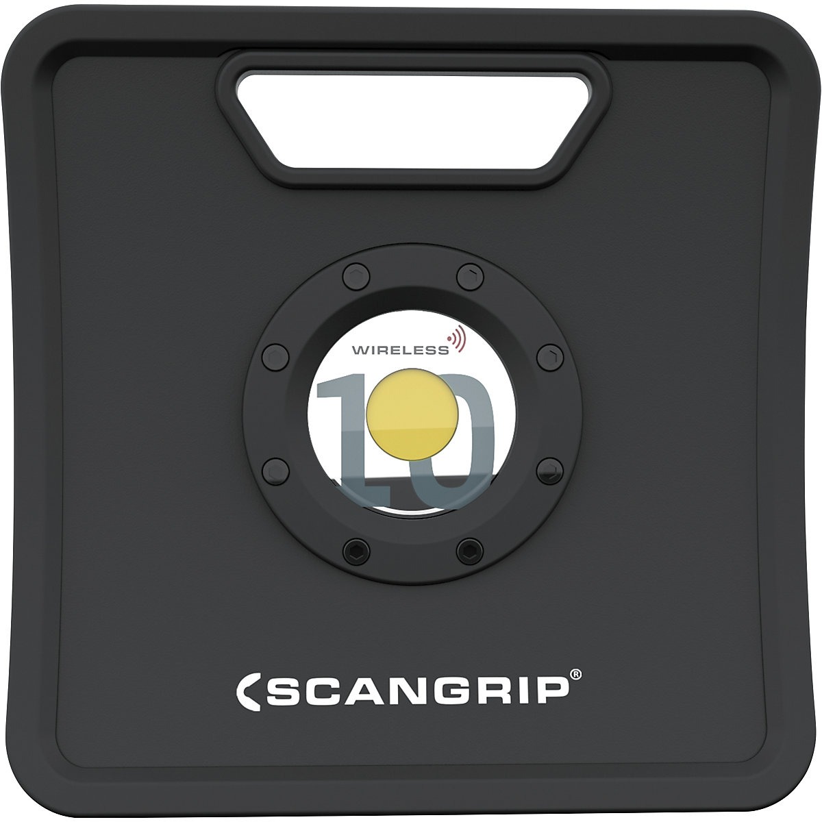 SCANGRIP – Stavební LED zářič NOVA SPS, systém výměny akumulátorů, připojení k síti, Bluetooth, světelný výkon 10000 lumenů