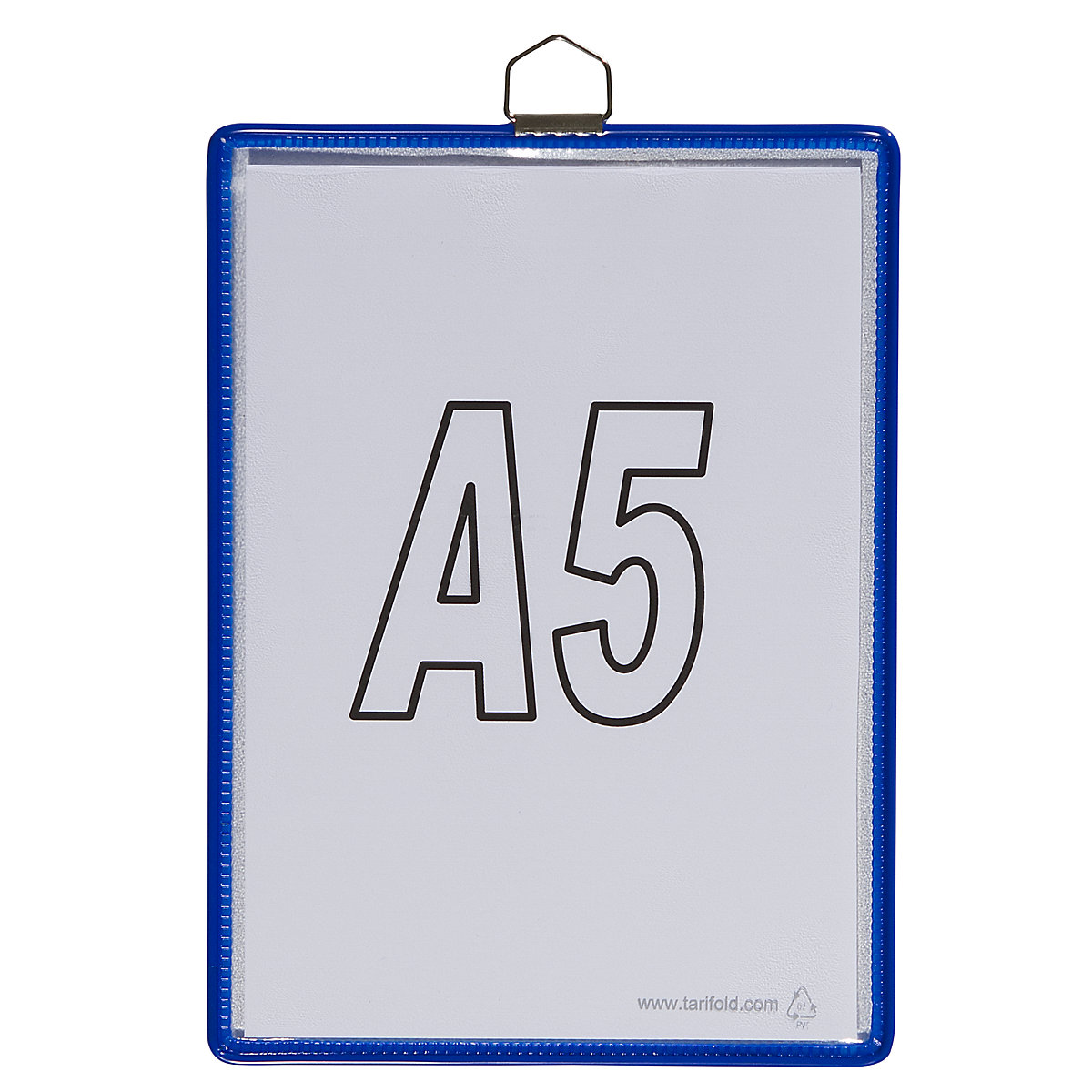 Závěsná průhledná kapsa – Tarifold, pro formát DIN A5, modrá, bal.j. 10 ks-4
