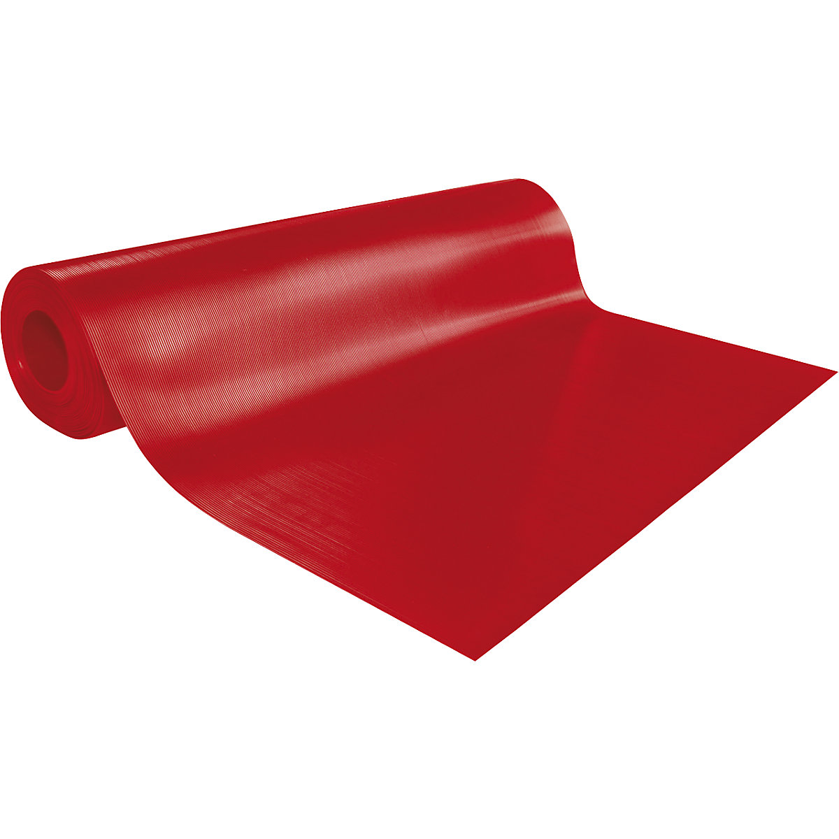 Podlahová rohožka a rohožka pod pracovný stôl, prírez od 1 bežného metra, červená