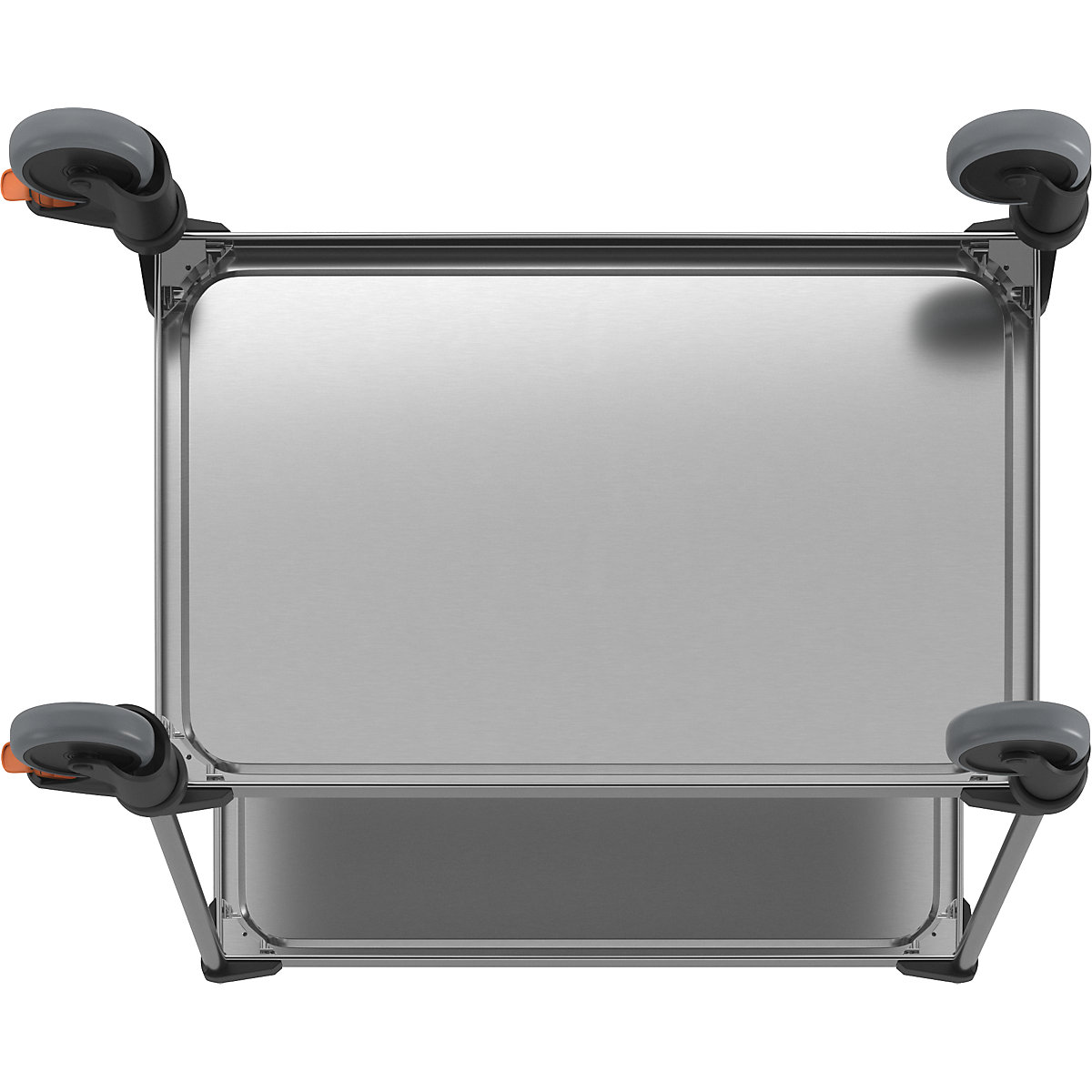 Servírovací vozík z ušľachtilej ocele (Zobrazenie produktu 2)-1