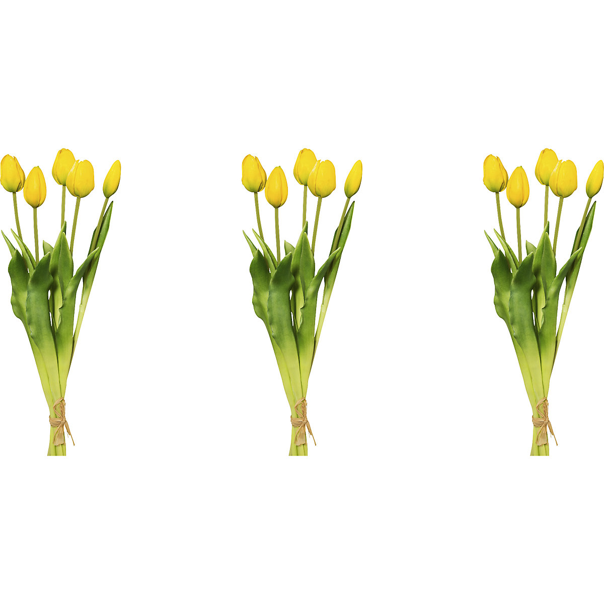 Zväzok tulipánov, real touch, 5 kvetov