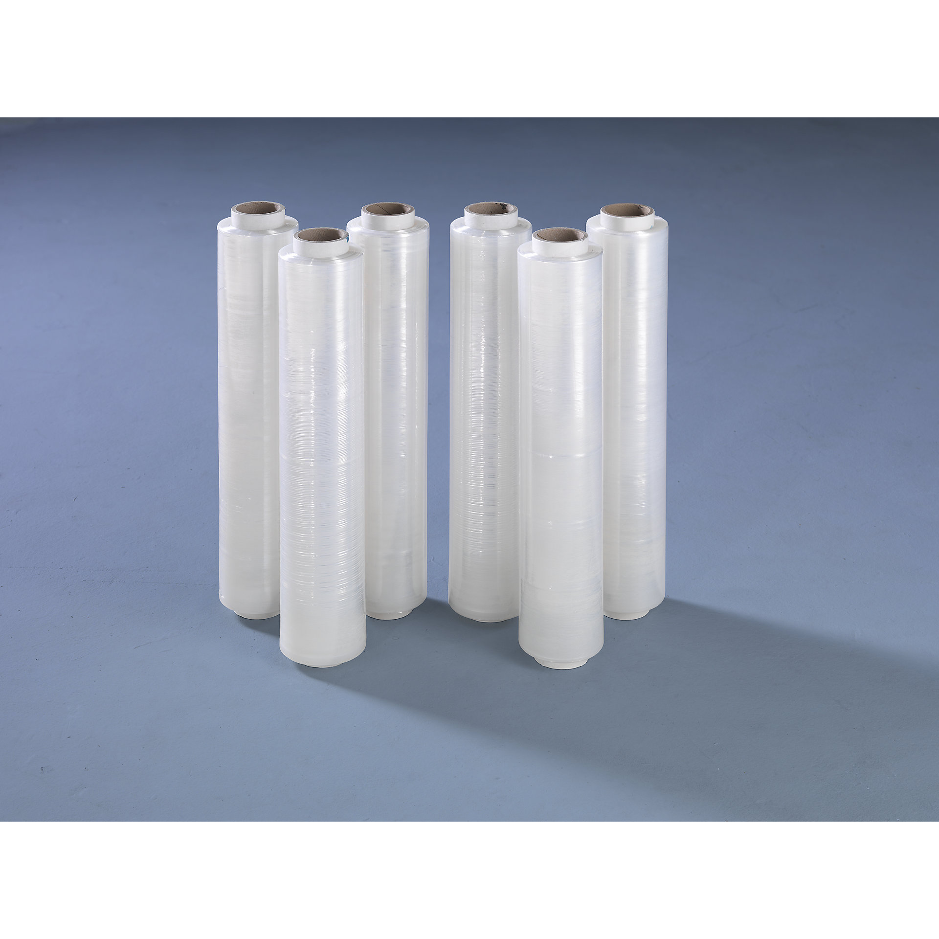 Produktbild von 24 Rollen Mini-Schmalband Stretchfolie – 5" X 1000 Fuß, 60 Gauge, Klar, Von PackagingSupplies