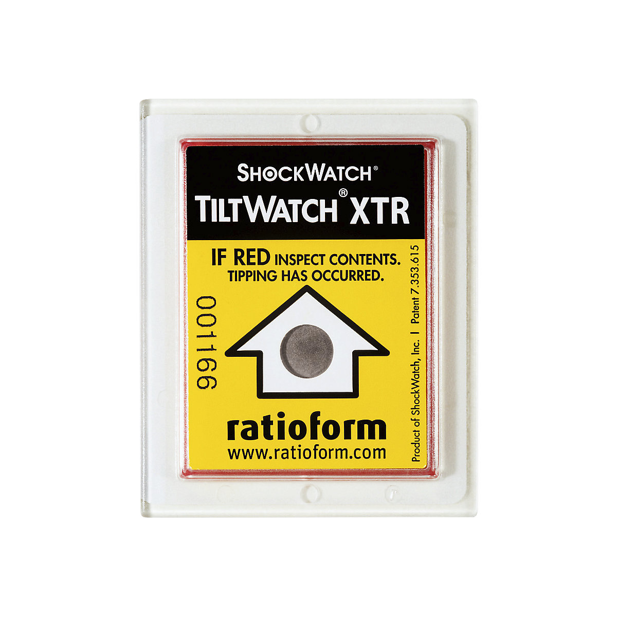 Tiltwatch® XTR Warnetiketten (Produktabbildung 4)-3