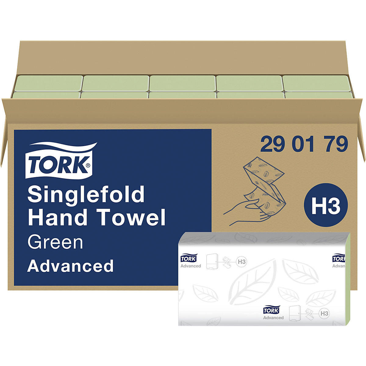 Faltpapierhandtücher, Zickzack TORK (Produktabbildung 3)-2