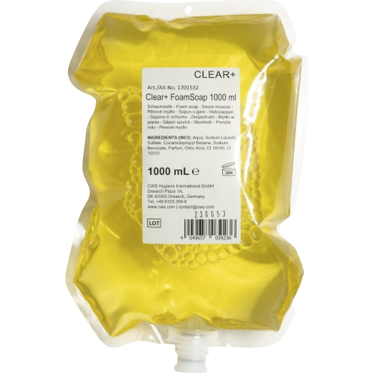 Schaumseife Clear+ CWS