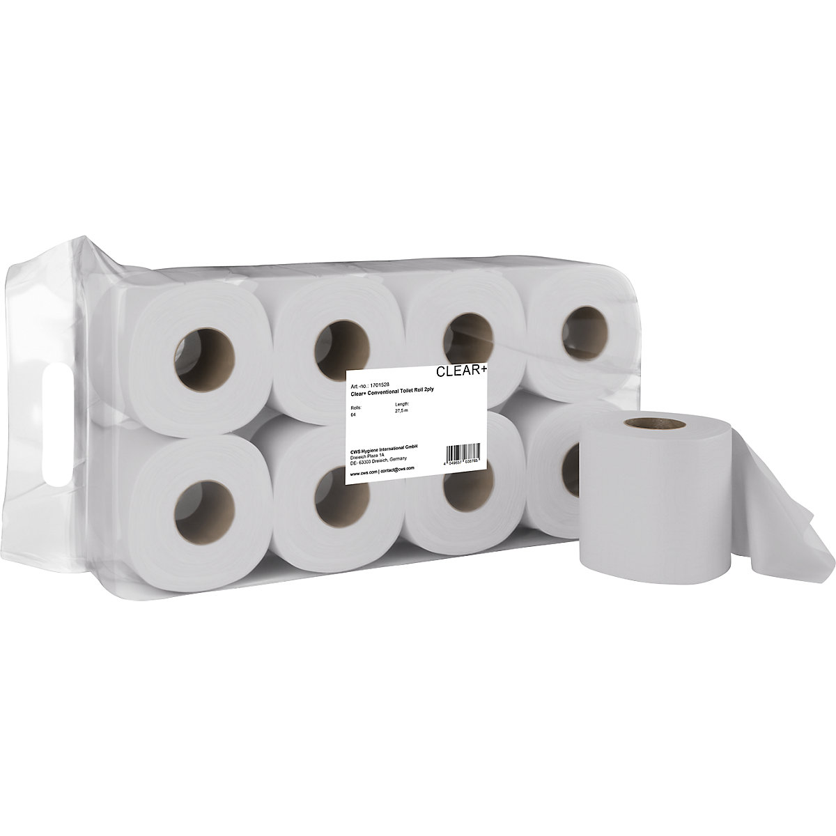 Toilettenpapier Standard Clear+