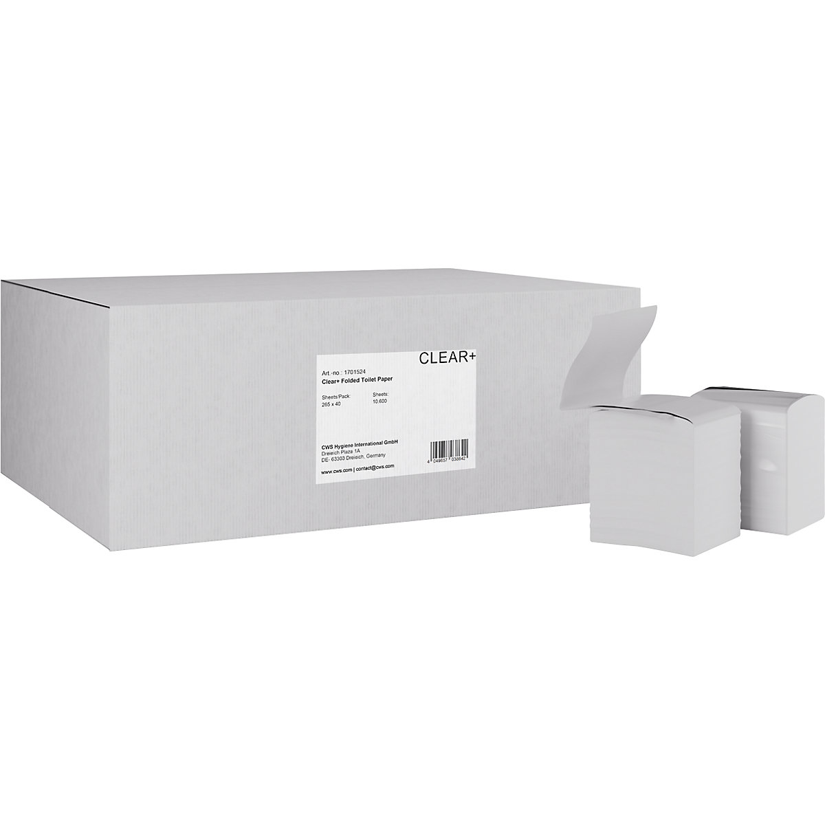 Toilettenpapier einzeln, Clear+ CWS
