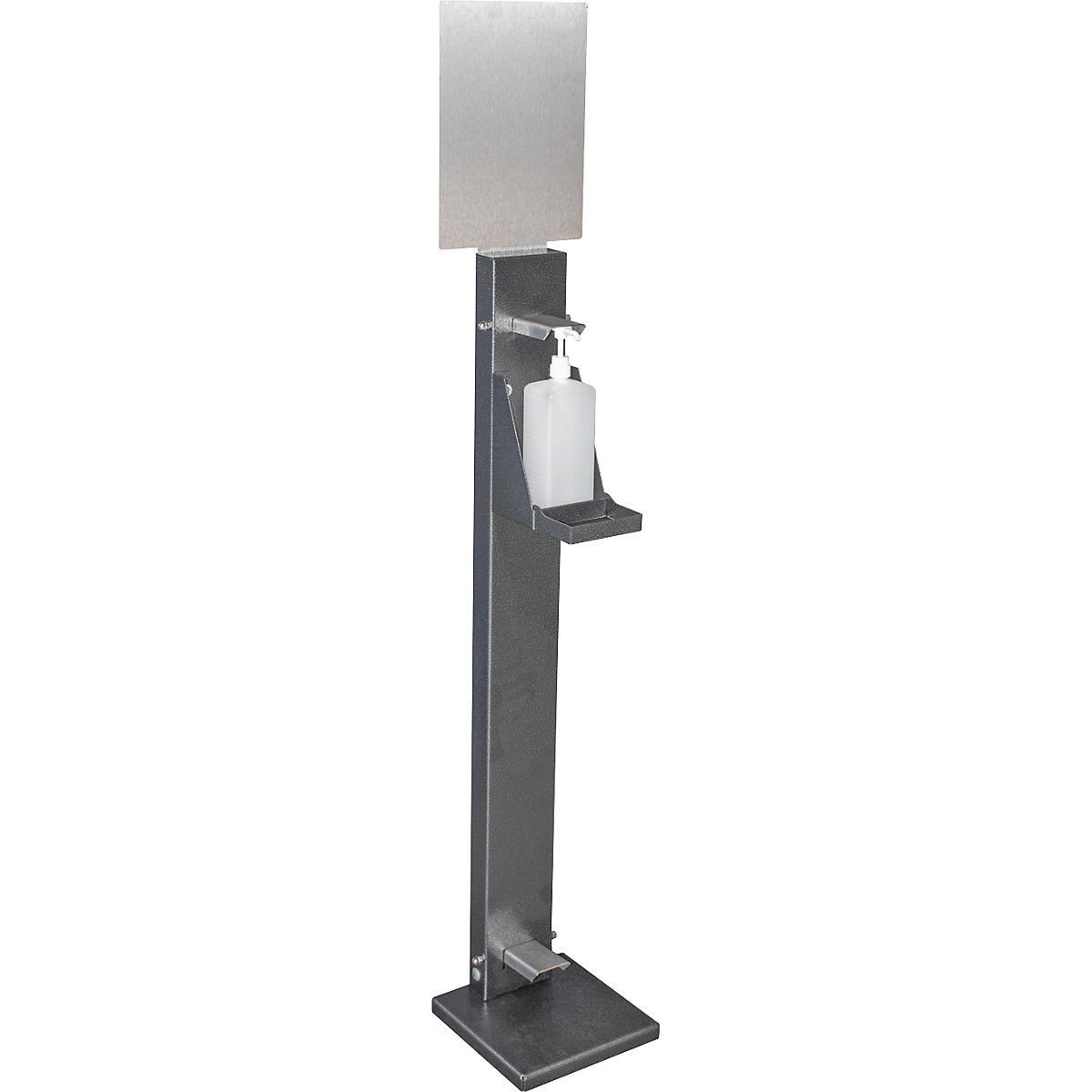 Pedal disinfectant/soap dispenser stand – eurokraft pro (Product illustration 2)-1