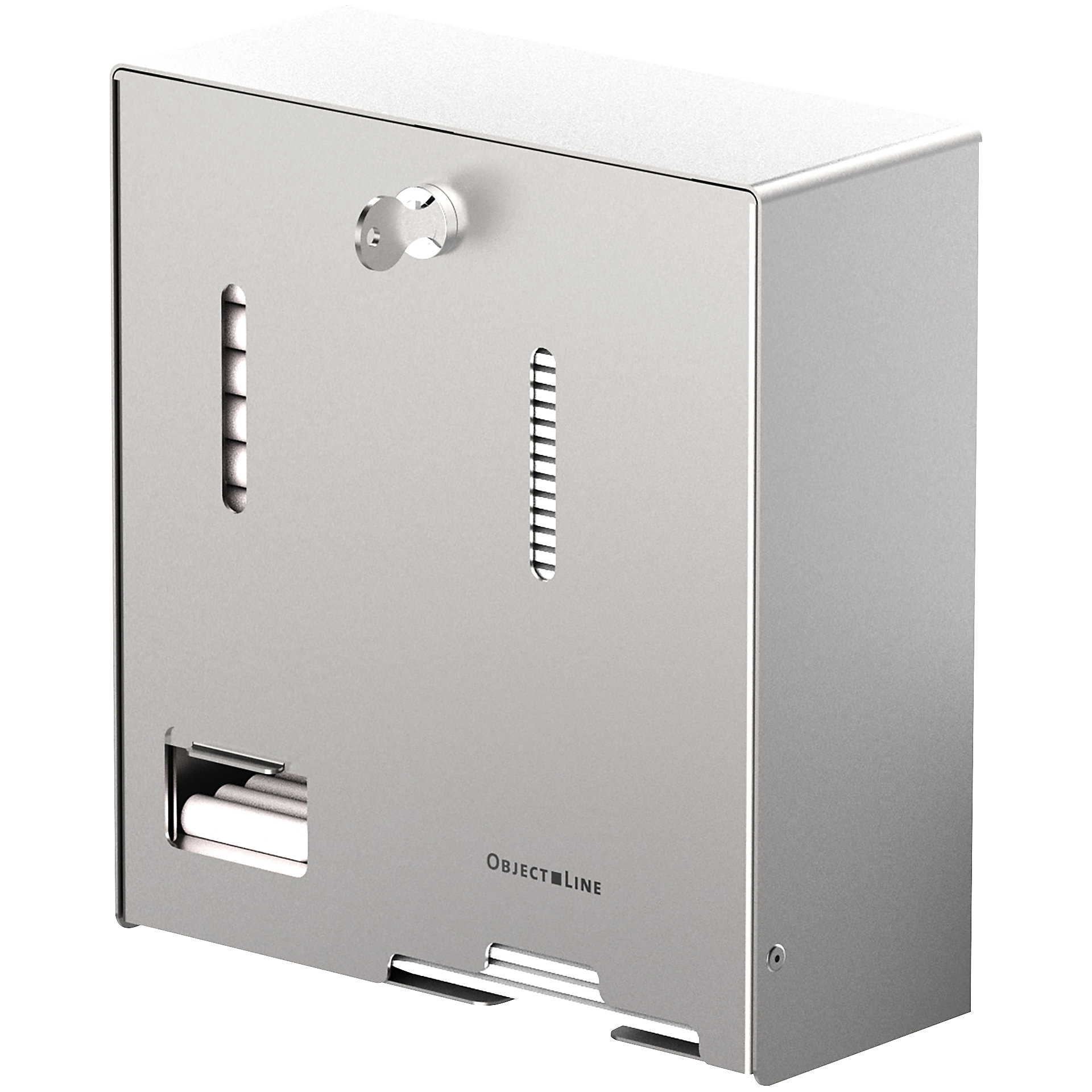 Tampon/pad dispenser CWS made of stainless steel kaiserkraft