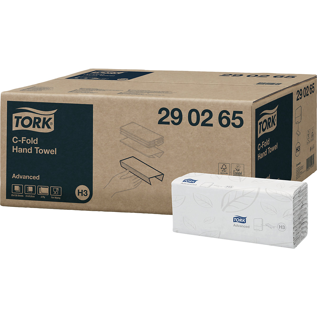 TORK – Folded paper towels (Product illustration 3)