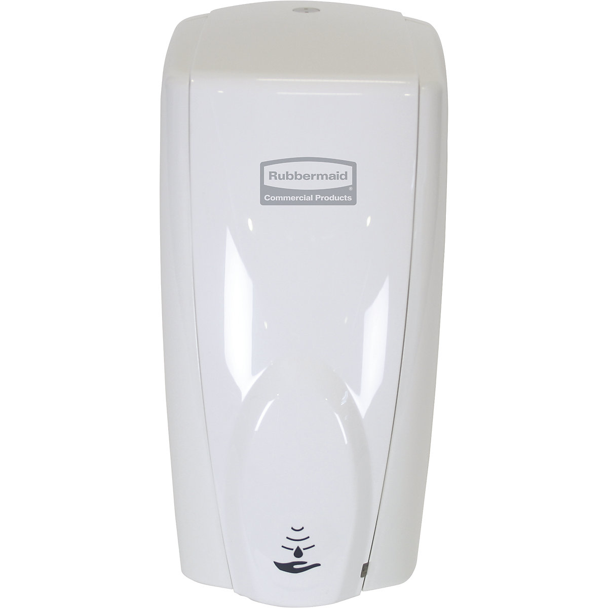 NO-TOUCH soap/disinfectant dispenser – Rubbermaid, filling quantity 1.1 l, plastic, white-4