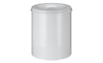 Waste paper bin, self-extinguishing