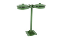 Waste sack stand, green