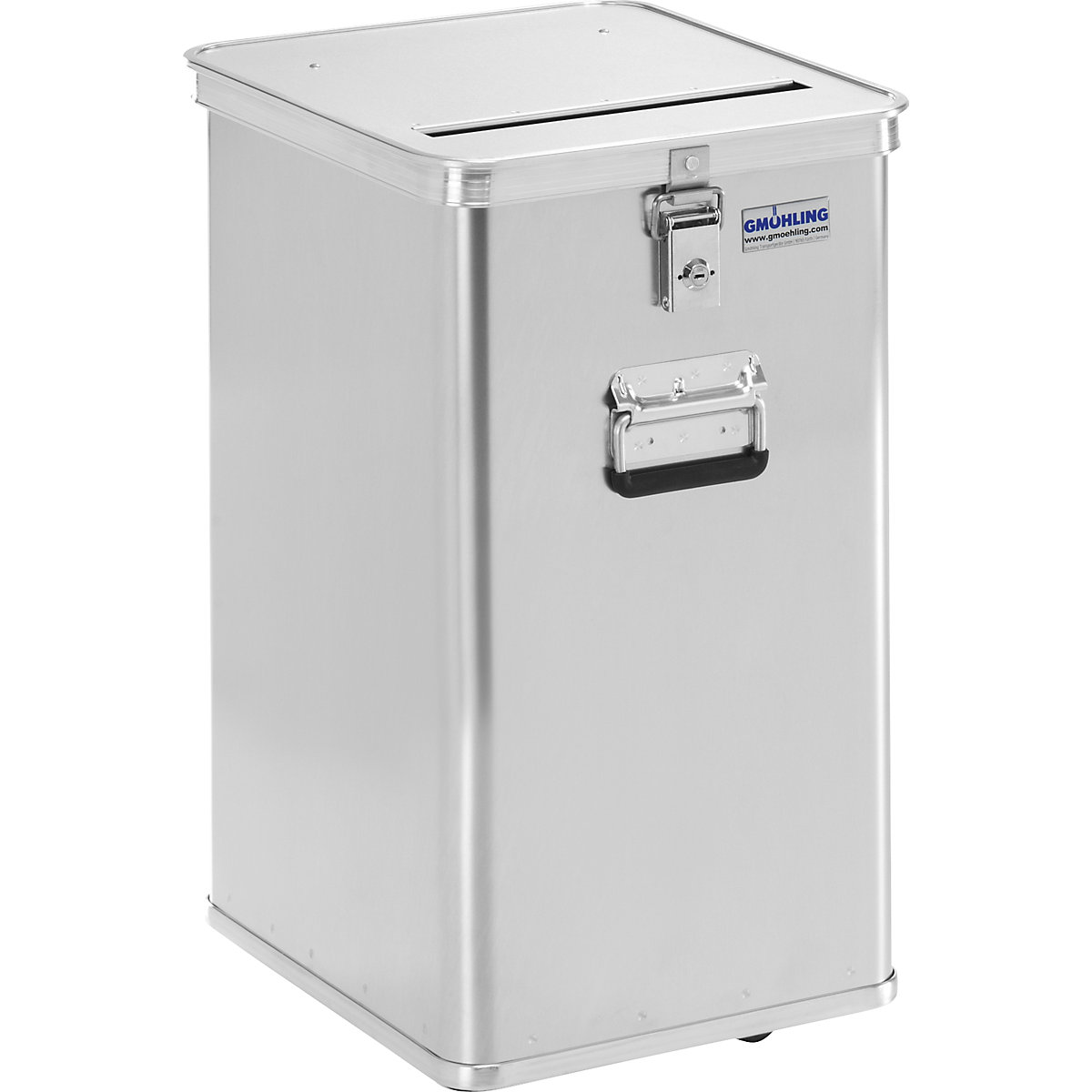 Lockable paper bin/confidential waste bin capacity 240 l, WxHxD 580 x