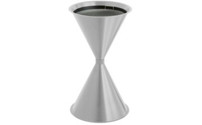 Sand filled ashtray, double cone shape
