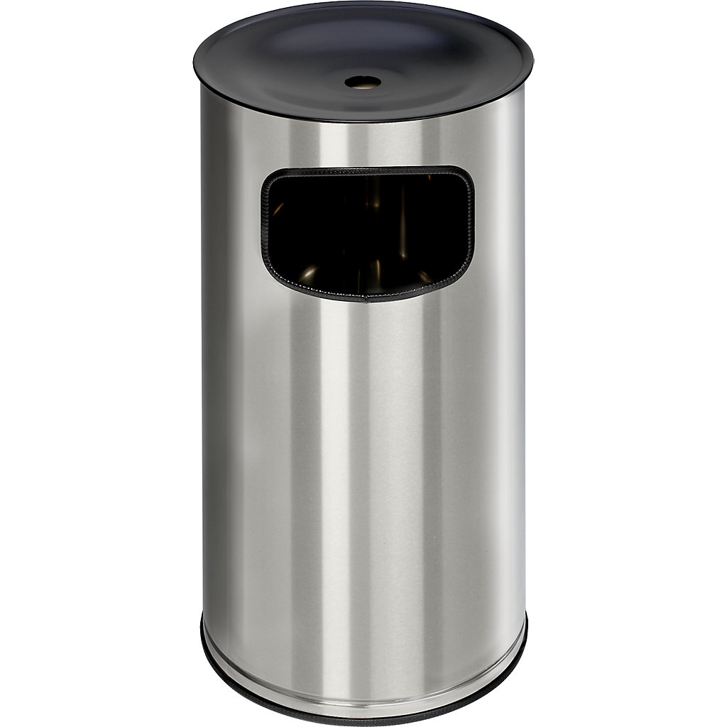 Safety combination ashtray VAR stainless steel, capacity 44 l, HxØ