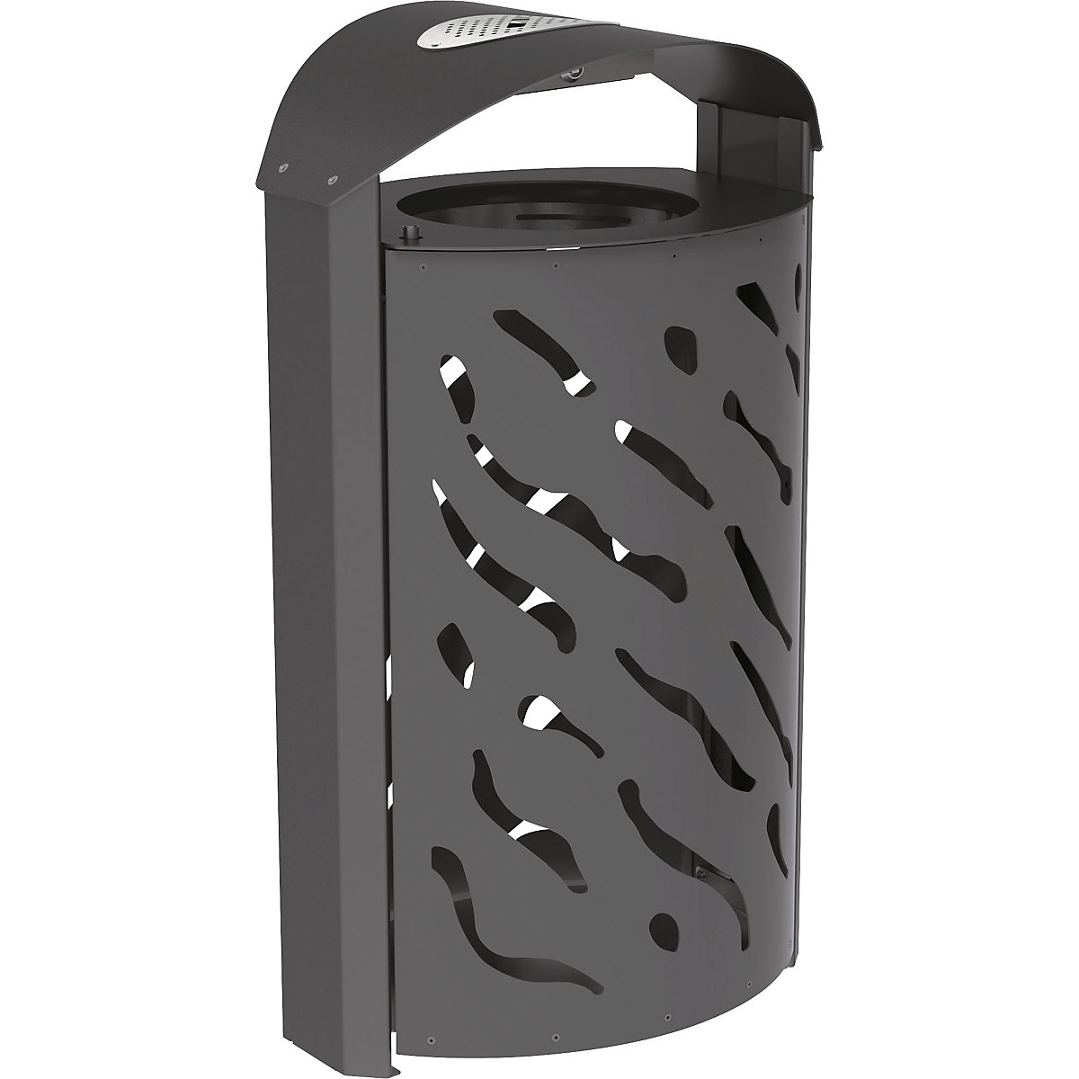 VENEDIG outdoor waste basket with ashtray – PROCITY