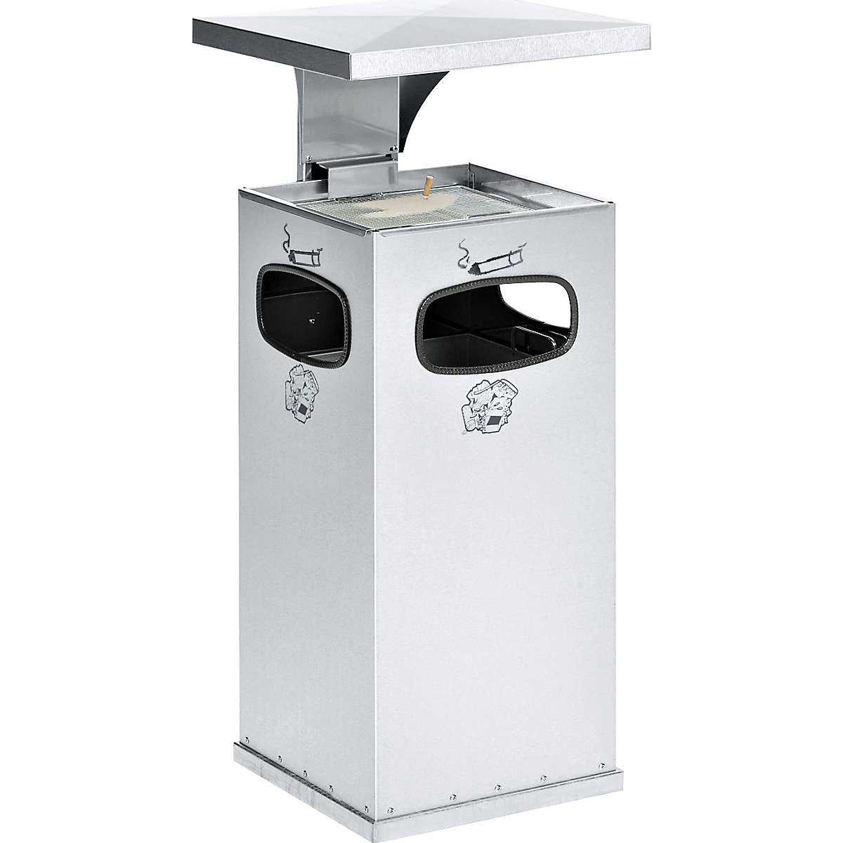 Waste collector with ashtray insert - VAR
