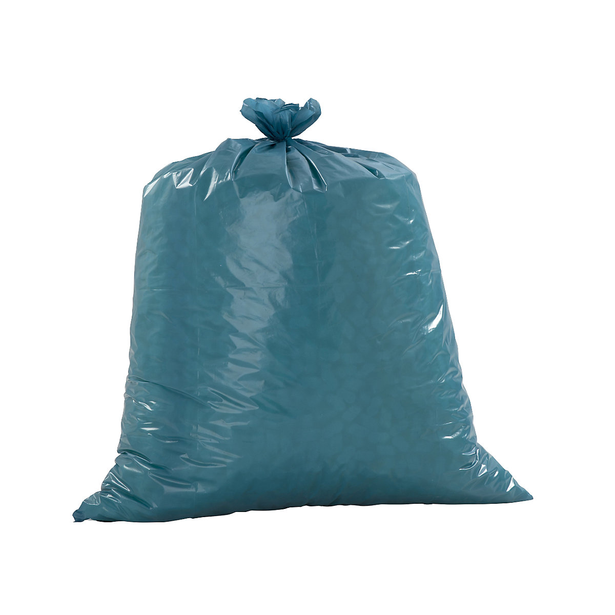 Standard waste sacks, LDPE, capacity 120 l, BxH 800 x 1000 mm, pack of 250, material thickness 40 µm, blue