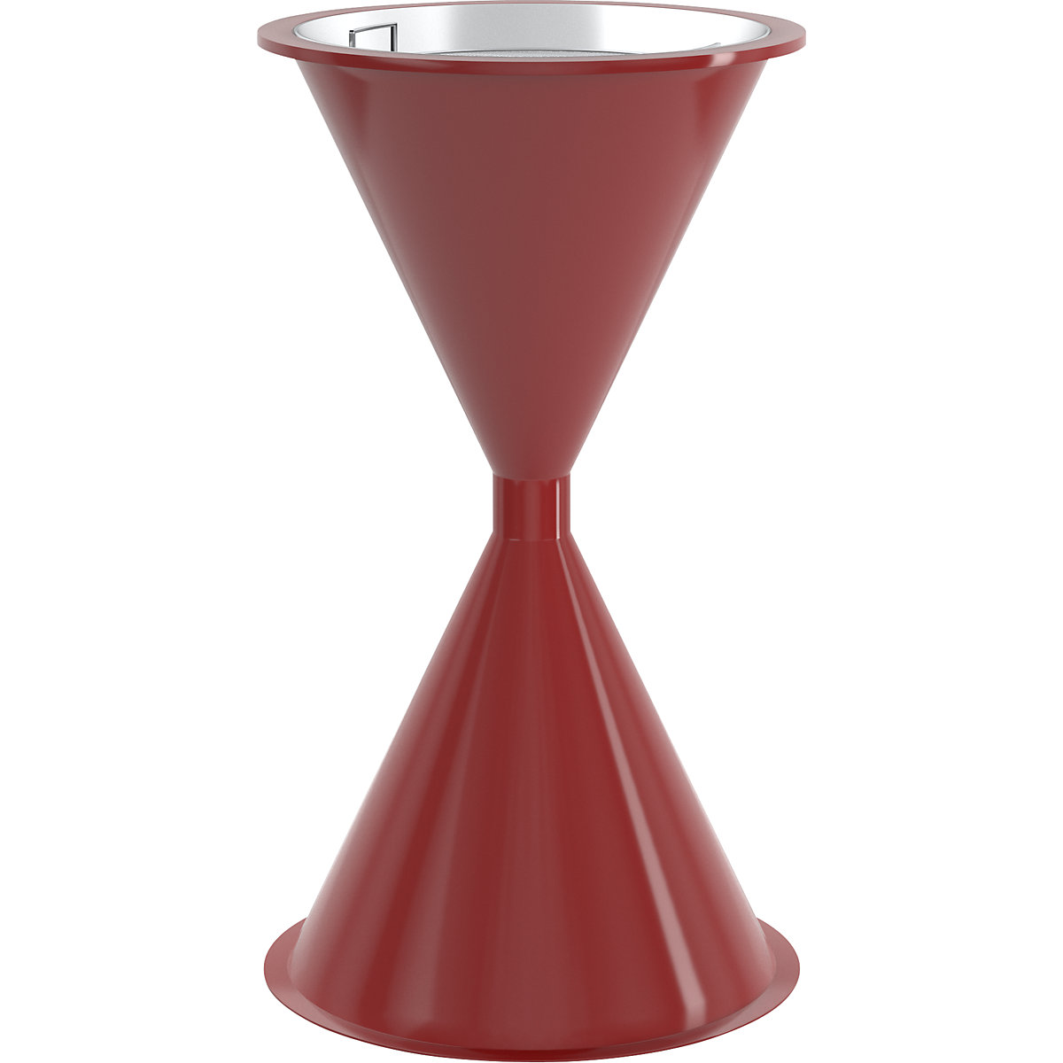 Conical pedestal ashtray made of plastic – VAR (Product illustration 3)-2