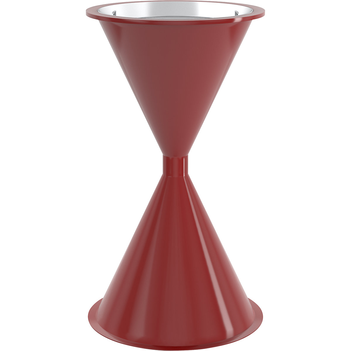 Conical pedestal ashtray made of plastic – VAR (Product illustration 4)-3