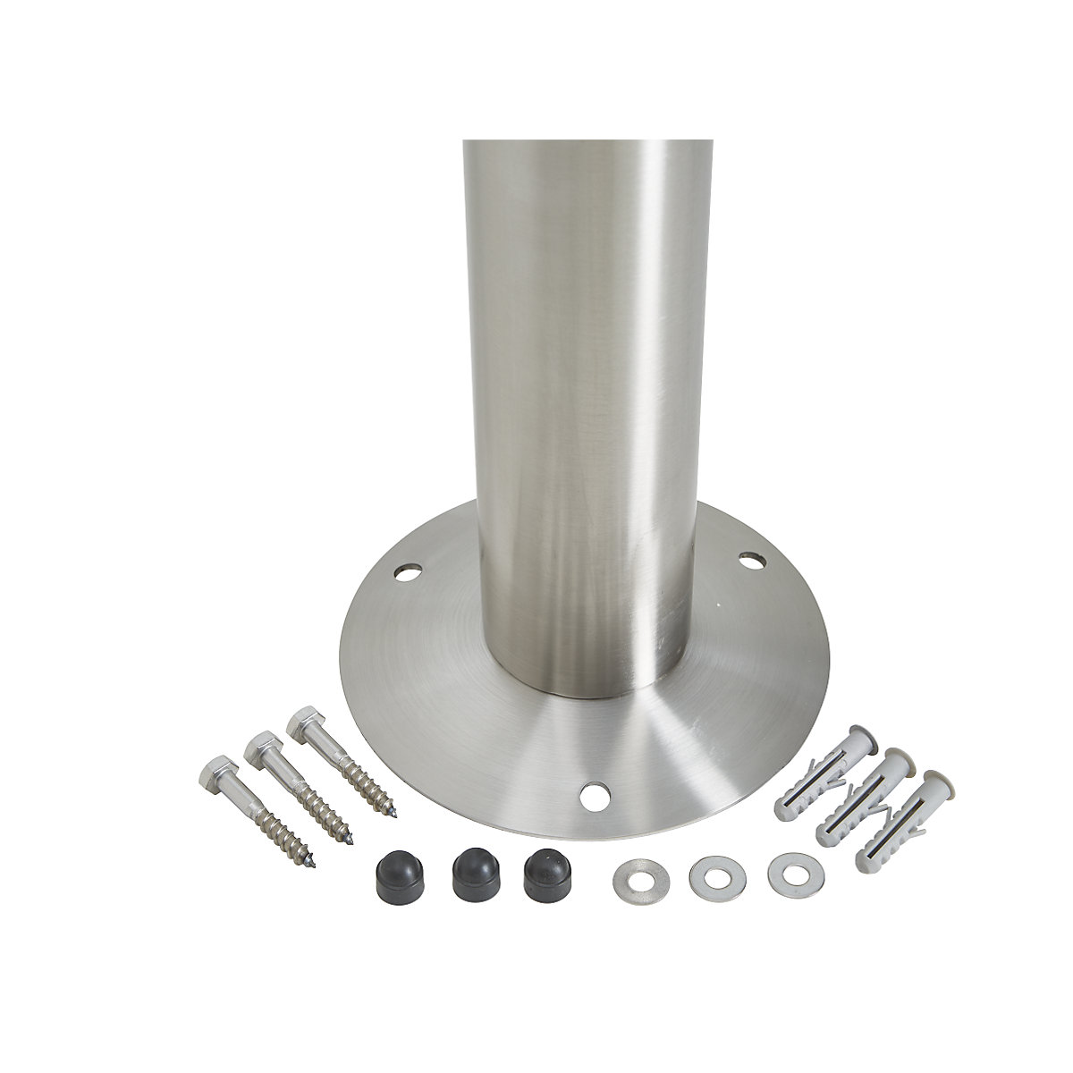 Pedestal ashtray with hood – eurokraft pro (Product illustration 5)-4