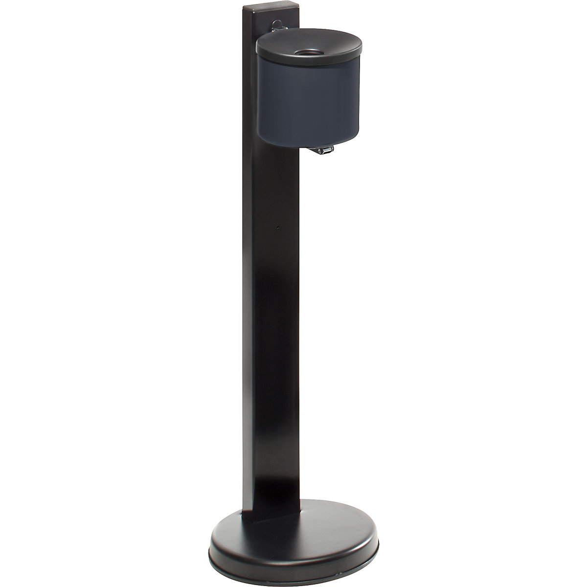 Safety pedestal ashtray, round